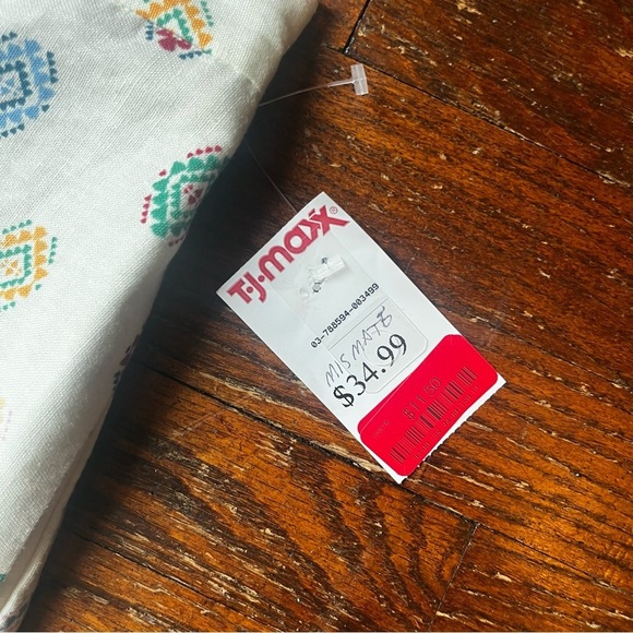 NWT Maison d' Amelie Small Linen Wide Leg Printed Trouser Pants - Picture 6 of 6